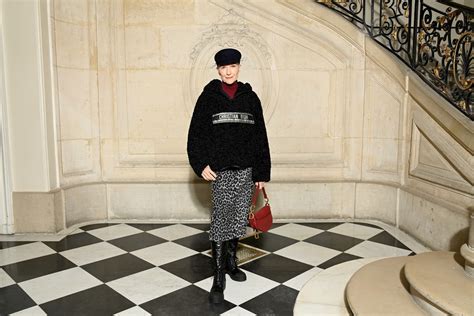 dior belt celebrity|All of the Stars at the Dior Fashion Show in Paris .